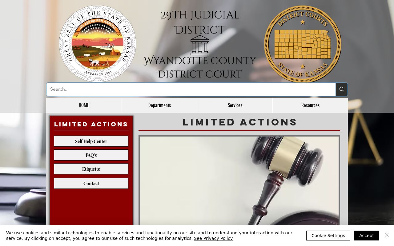Wyandotte County limited actions and small claims page