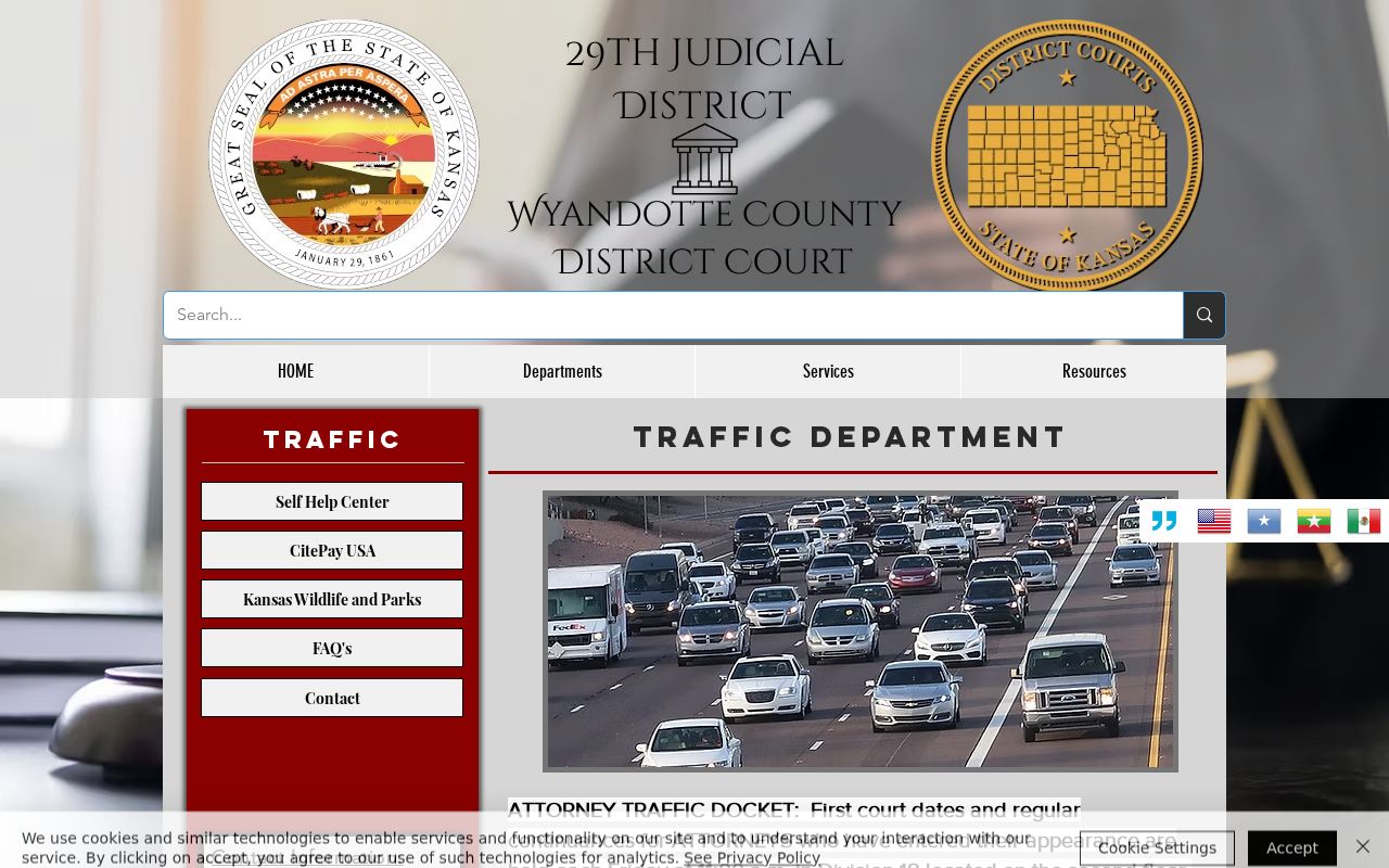 Wyandotte County District Court traffic hearing schedule