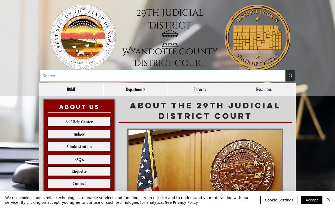 Wyandotte County District Court jurisdiction and departments