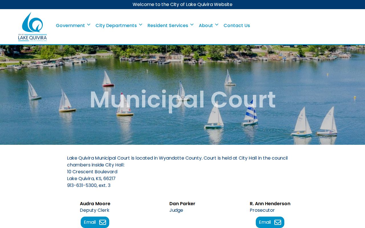 Lake Quivira Municipal Court information