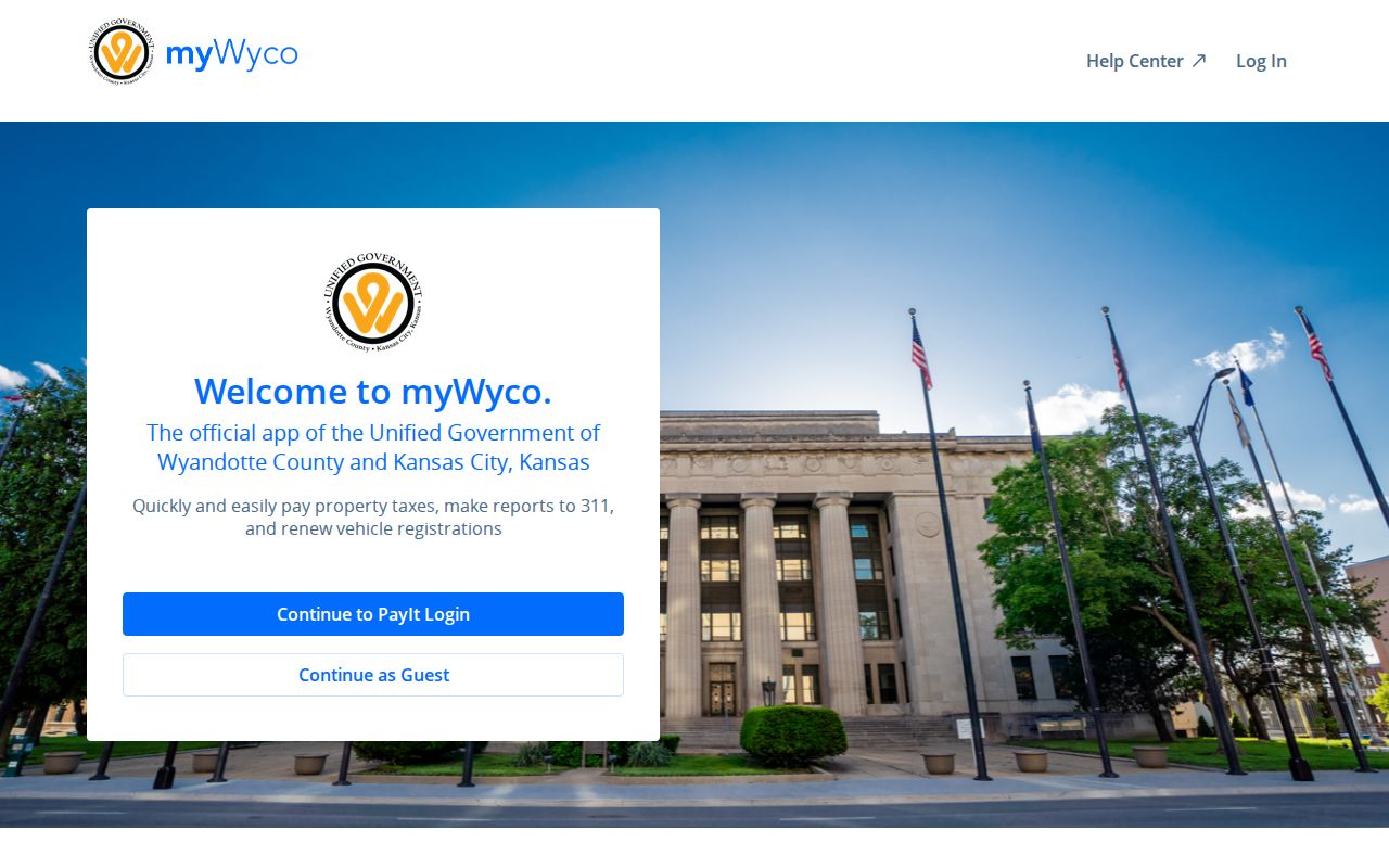 Wyandotte County traffic court records KCK citation payment portal